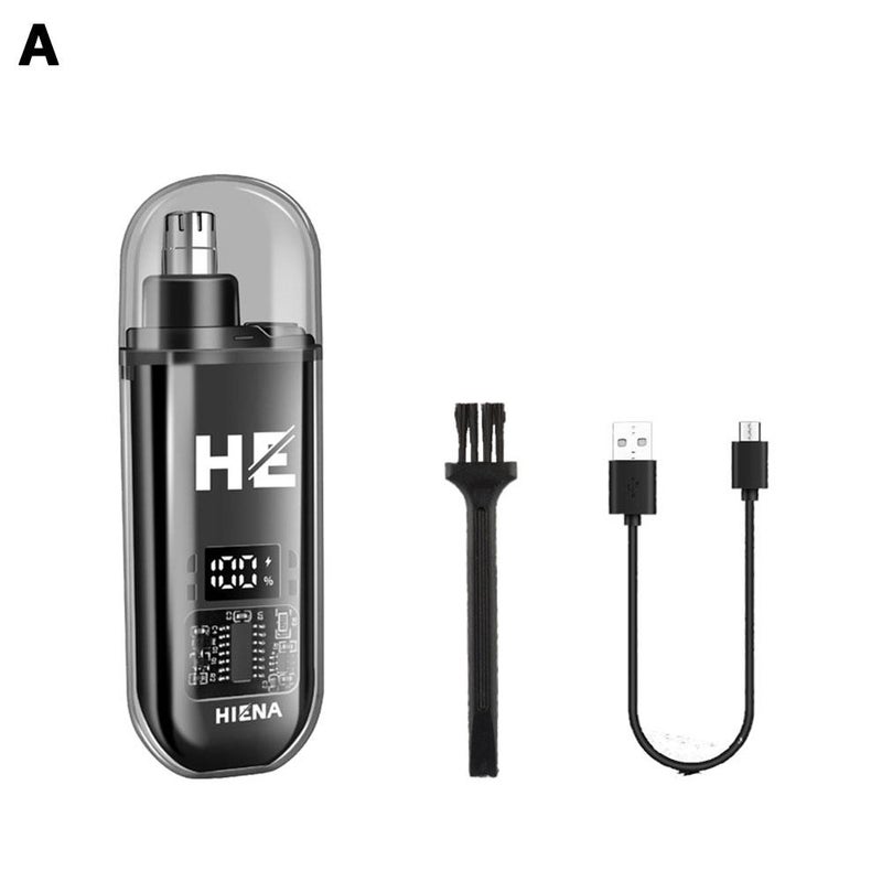 Electric nose hair trimmer, portable for business and travel, universal nose hair trimmer, removes hair from all angles.